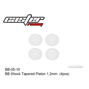 BB-05-10  BB Shock Tapered Piston 1.2mm  (4pcs)