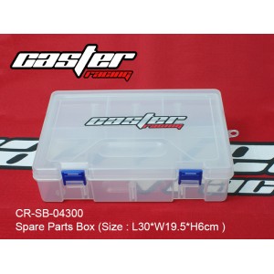CR-SB-04300  Spare Parts Box (Size : L30xW19.5xH6cm )