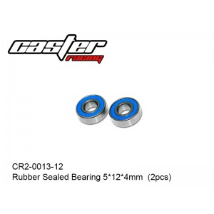 CR2-0013-12  Rubber Sealed Bearing 5x12x4mm  (2pcs)