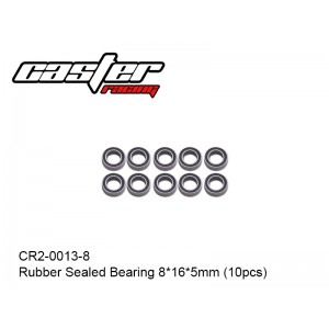 CR2-0013-8  Rubber Sealed Bearing 8x16x5mm (10pcs)