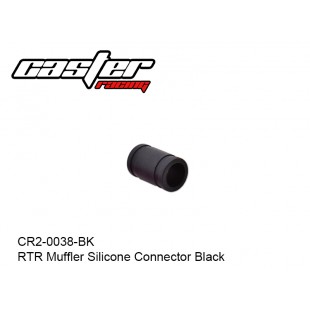 CR2-0038-BK  RTR Muffler Silicone Connector Black