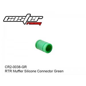 CR2-0038-GR  RTR Muffler Silicone Connector Green