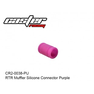 CR2-0038-PU  RTR Muffler Silicone Connector Purple
