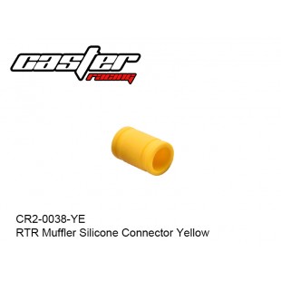 CR2-0038-YE  RTR Muffler Silicone Connector Yellow