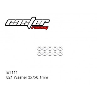 ET111  821 Washer 3x7x1mm