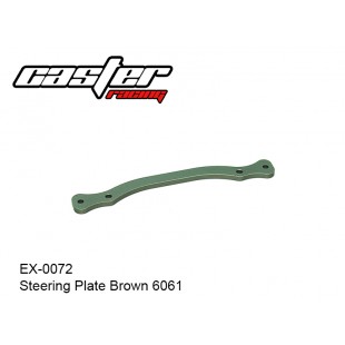 EX-0072  Steering Plate Brown 6061