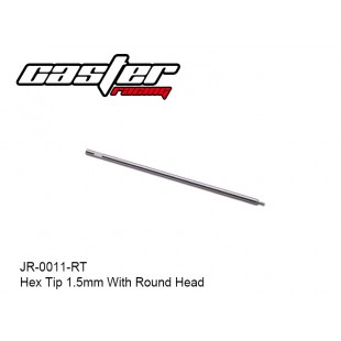JR-0011-RT  Hex Tip 1.5mm With Round Head