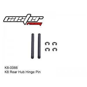 K8-0066  K8 Rear Hub Hinge Pin 