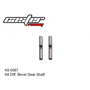K8-0067  K8 Diff. Bevel Gear Shaft 