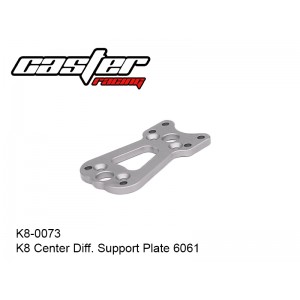 K8-0073  K8 Center Diff. Support Plate 6061
