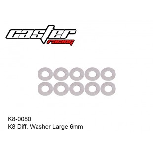 K8-0080  K8 Diff. Washer Large 6mm
