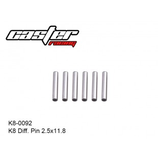 K8-0092  K8 Diff. Pin 2.5x11.8