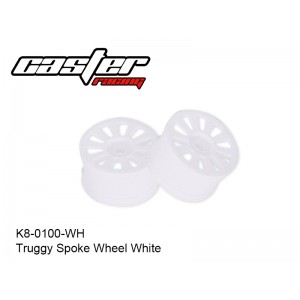 K8-0100-WH  Truggy Spoke Wheel White