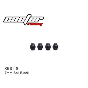 K8-0115  7mm Ball Black
