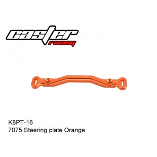 K8PT-16  K8 7075 Steering plate Orange