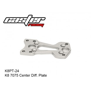 K8PT-24  K8 7075 Center Diff. Plate