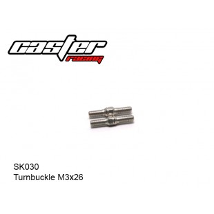SK030  Turnbuckle M3x26 