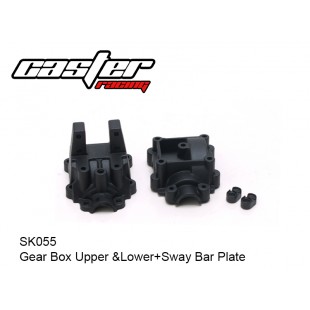 SK055  Gear Box Upper &Lower+Sway Bar Plate
