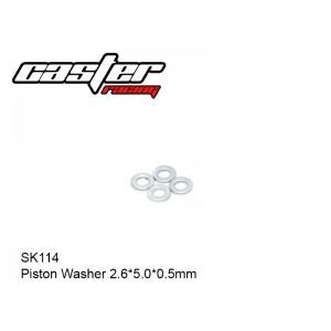 SK114  Piston Washer 2.6x5.0x0.5mm