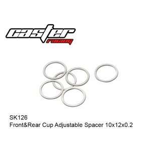 SK126  Front&Rear Cup Adjustable Spacer 10x12x0.2