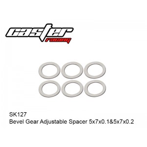 SK127  Bevel Gear Adjustable Spacer 5x7x0.1&5x7x0.2