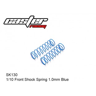 SK130  1/10 Front Shock Spring 1.0mm Blue