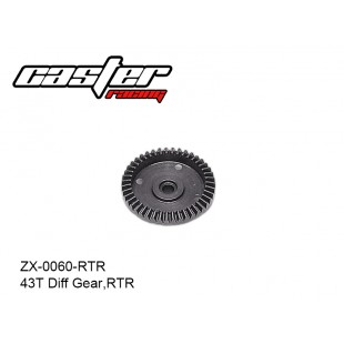 ZX-0060-RTR  43T Diff Gear,RTR