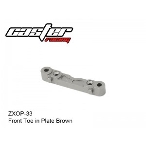 ZXOP-33  Front Toe in Plate Brown