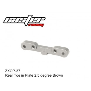 ZXOP-37  Rear Toe in Plate 2.5 degree Brown