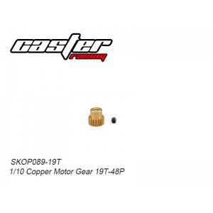 SKOP089-19T 1/10 Copper Motor Gear 19T-48P