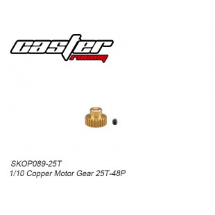 SKOP089-25T 1/10 Copper Motor Gear 25T-48P