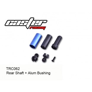 TRC062  TRC104 Rear Shaft + Alum Bushing