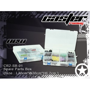 CR2-SB-01   Spare Parts Box (Size : L30cmxW20cmxH6.2cm )