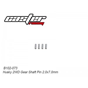 B102-073 Husky 2WD Gear Shaft Pin 2.0x7.0mm