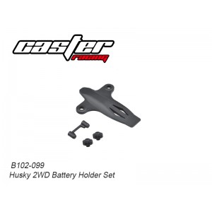 B102-099 Husky 2WD Battery Holder Set