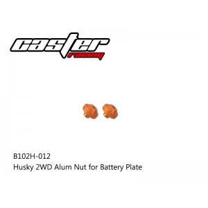 B102H-012 Husky 2WD Alum Nut for Battery Plate
