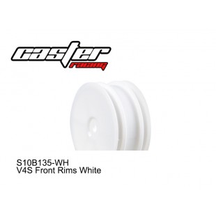 S10B135-WH  V4S Front Rims White