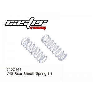 S10B144  V4S Rear Shock  Spring 1.1