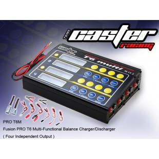 PRO T6M   Fusion PRO T6 Multi-Functional Balance Charger/Discharger ( Four Independent Output )