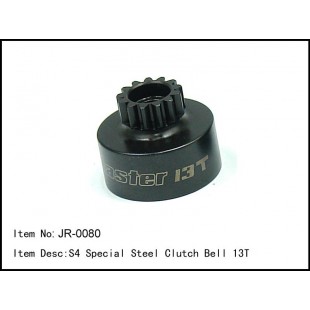 JR-0080  S4 Special Steel Clutch Bell 13T