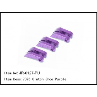 JR-0127-PU  7075 Clutch Shoe Purple