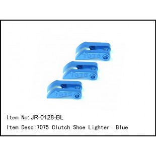 JR-0128-BL  7075 Clutch Shoe Lighter  Blue