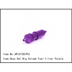 JR-0130-PU  5ml Big Volume Fuel Filter Purple
