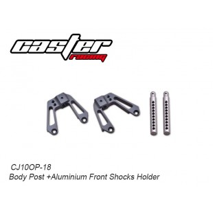 CJ10OP-18  Body Post +Aluminium Front Shocks Holder