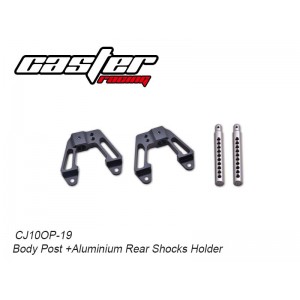 CJ10OP-19  Body Post +Aluminium Rear Shocks Holder