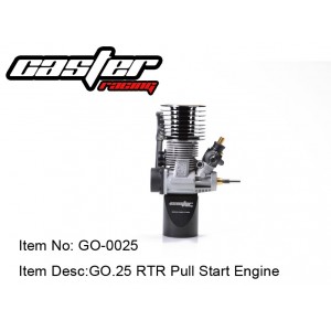 GO-0025  GO .25 RTR Pull Start Engine  ( w/o glow plug)