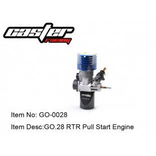 GO-0028  GO .28 RTR Pull Start Engine  ( w/o glow plug)