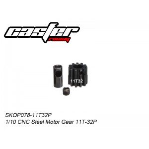 SKOP078-11T32P  1/10 CNC Steel Motor Gear 11T-32P