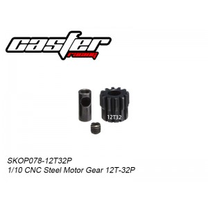 SKOP078-12T32P  1/10 CNC Steel Motor Gear 12T-32P