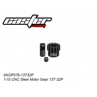 SKOP078-13T32P  1/10 CNC Steel Motor Gear 13T-32P